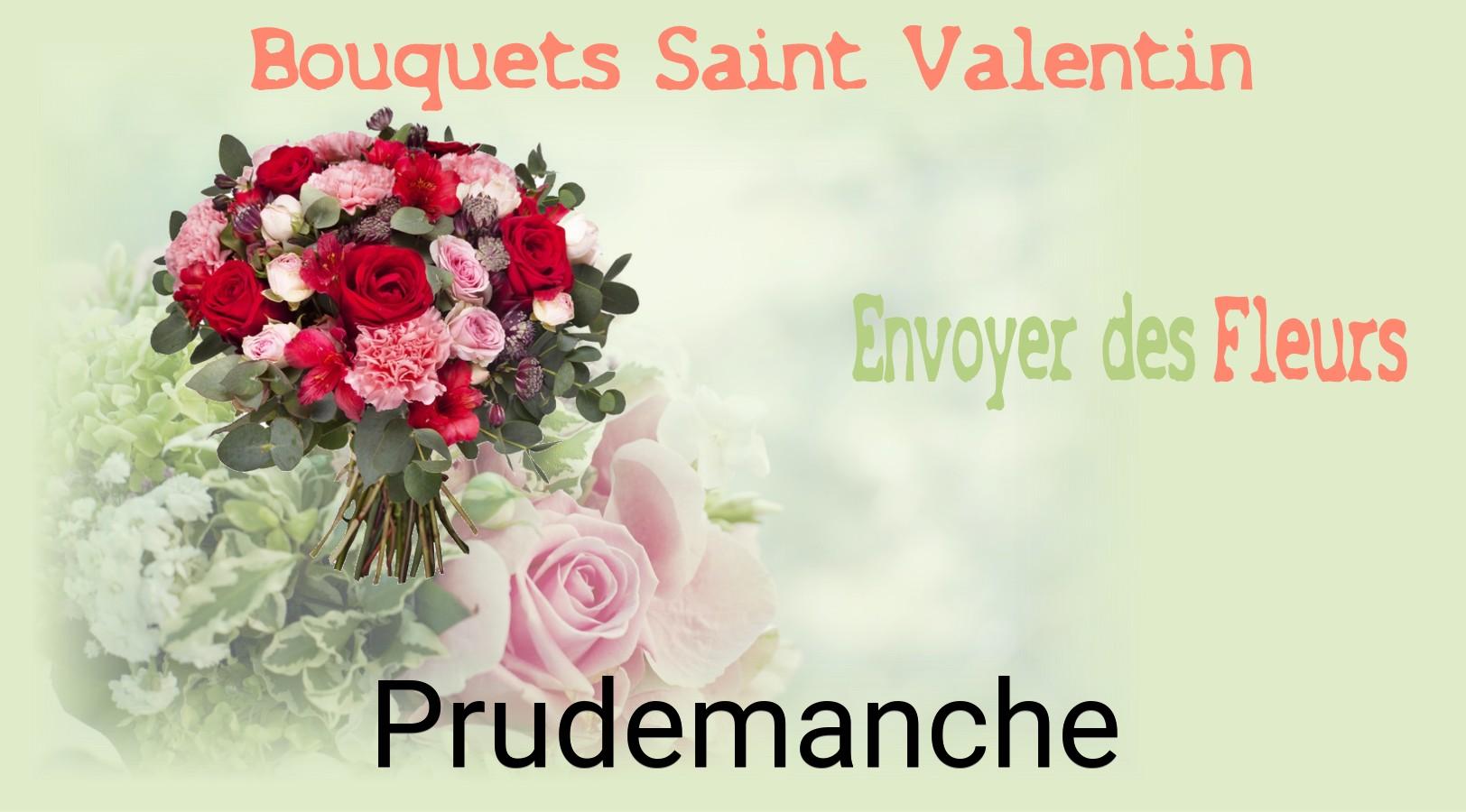 Roses de Saint-Valentin livrées à Prudemanche